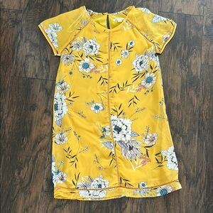 Miami Mustard Floral Top